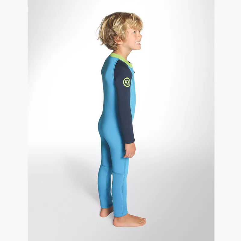 C-Skins C-Kid Baby Steamer Wetsuit Cyan/Lime-4